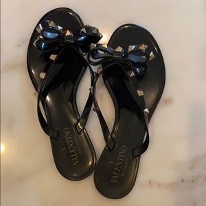 Valentino rockstud thong sandal